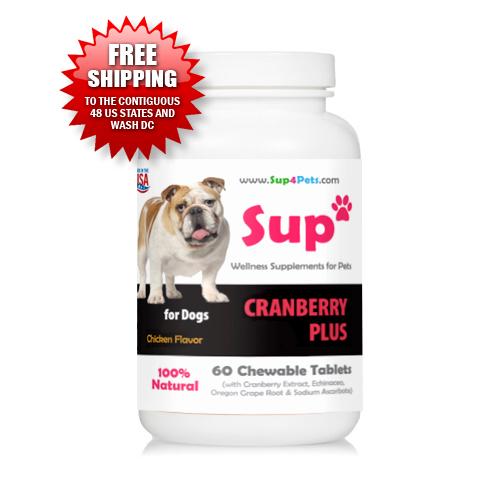 <b>Cranberry Plus</b> for Dogs<br>(60 Chewable Tablets)<p>
