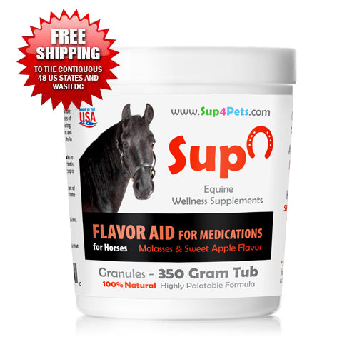 <b>Flavor Aid for Medications </b>for Horses <br>(350 Gram Tub of Granules)
