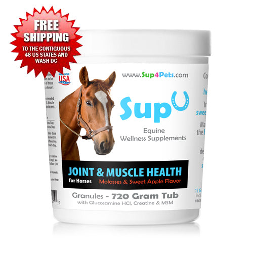<b>Joint & Muscle Health </b>for Horses <br>(720 Gram Tub of Granules)