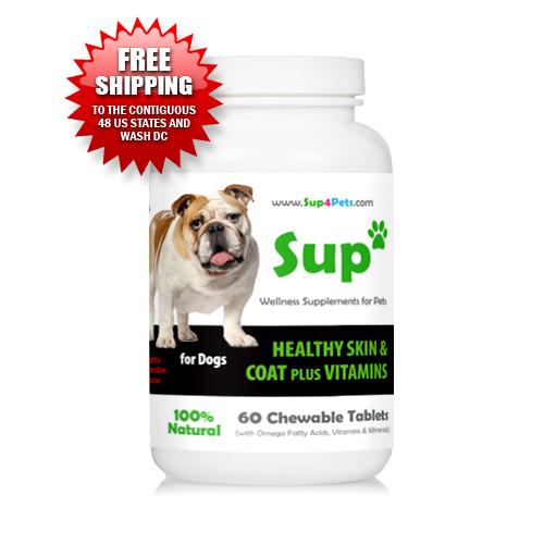 <b>Healthy Skin & Coat plus Vitamins </b>for Dogs<br>(60 Chewable Tablets)
